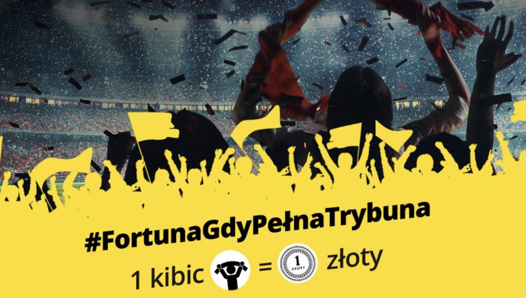 Fortuna mobilizuje kibiców. 1 PLN dla chorych dzieci za każdego fana na trybunach!
