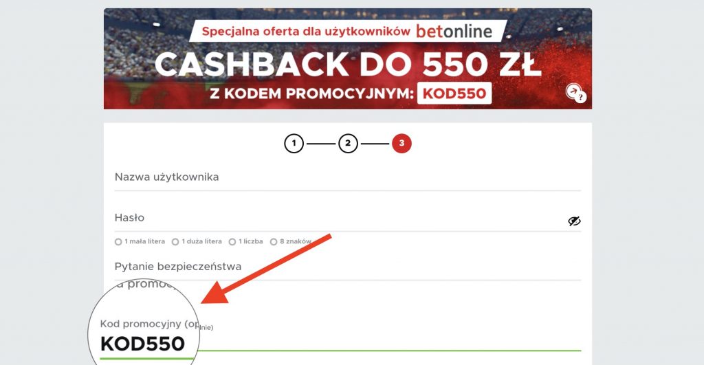 Bonus powitalny w Betclic 2020. Kod promocyjny KOD550 - największy cashback 550 zł!
